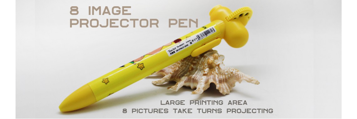 8 image projector pen