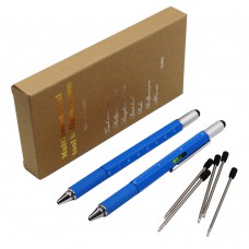 2PCS PACK 6 in 1 Screwdriver Tool Pen (Sky blue)